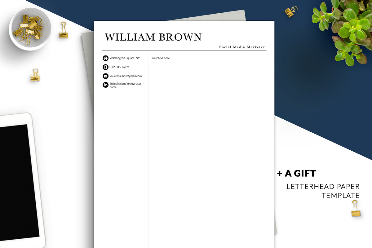 Social Media Marketing CV Resume, a Resume Template by BestResumes.Co (Photo 4 of 7)