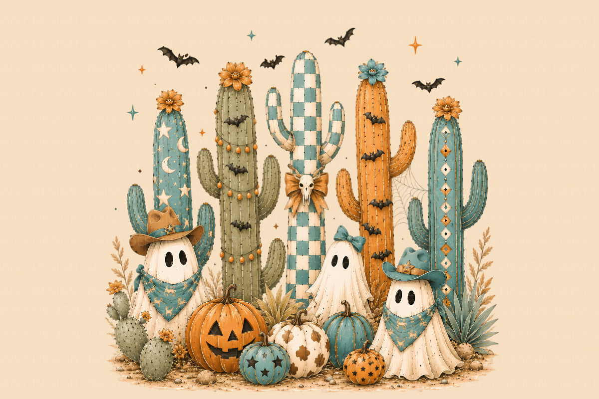 Western Cowboy Halloween Png Bundle, a Seasonal Illustration by Daisy Design (Photo 7 of 8)