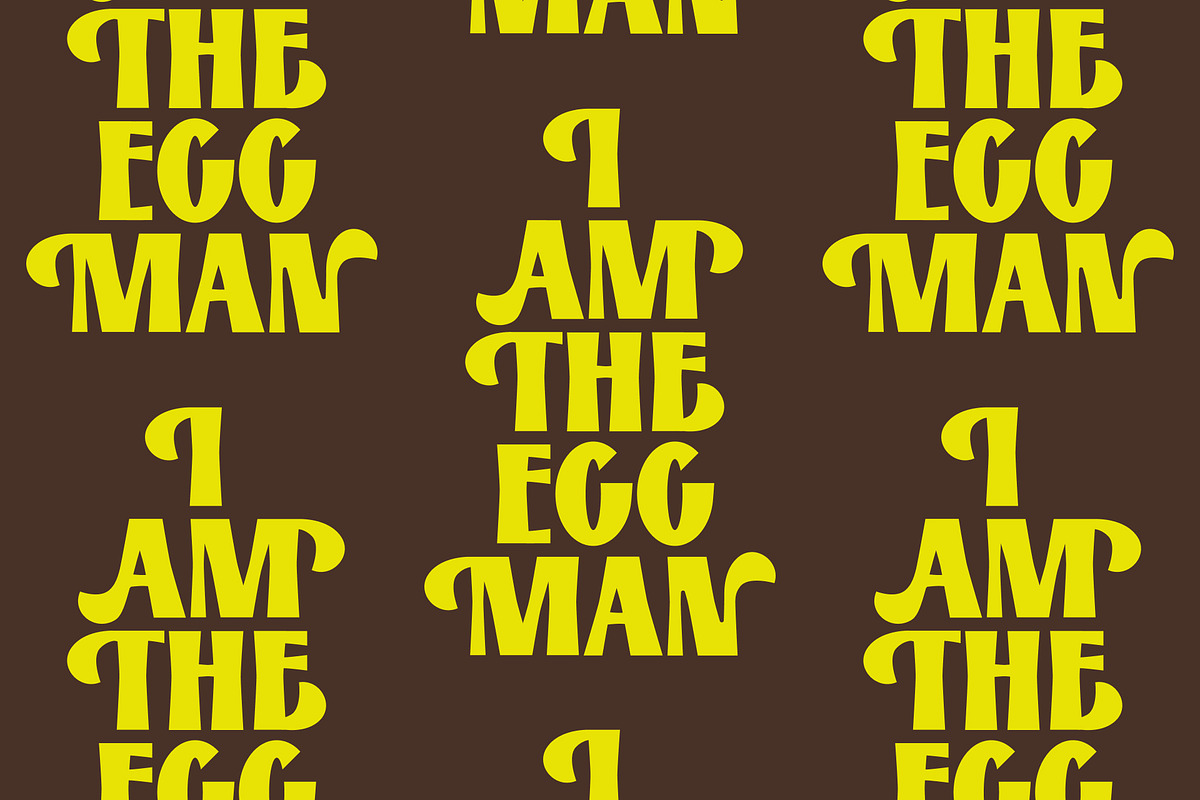 Yolked, a Hank Makes Font, a Font by Hank Makes (Photo 3 of 4)