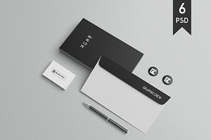 Stationery / Branding Mockups Vol. 2, a Pens & Pencil Mockup by graphiccrew