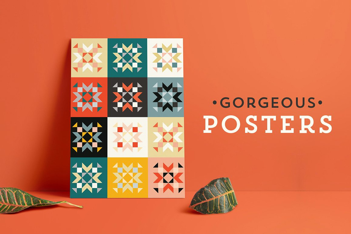 Geo Trio Pattern Bundle, a Pattern Graphic by Anugraha Design (Photo 3 of 13)