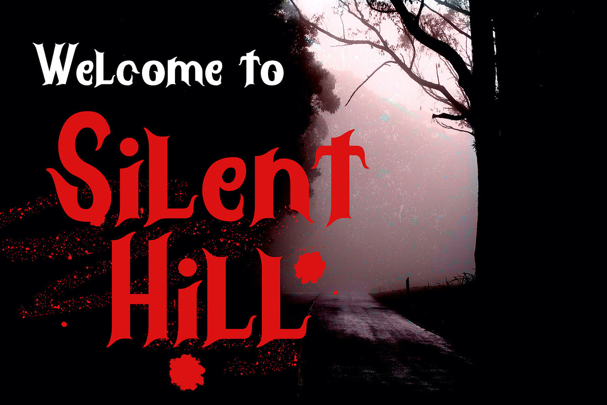 Sangkury - Haunted Display Font, a Serif Font by StringLabs (Photo 3 of 12)