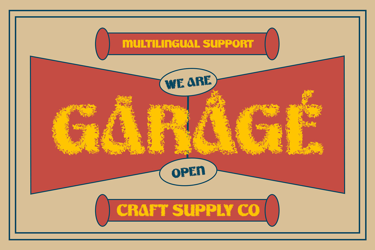 Arshine Unfocus, a Sans Serif Font by Craft Supply Co. (Photo 8 of 8)