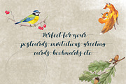 Fall watercolor clipart, Goodnotes, an Object Graphic by Ducatum (Thumbnail 4 of 5)