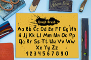 Rough Brush Font, a Script Font by Live line (Thumbnail 5 of 9)