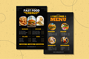 5 Fast Food Menu Templates Canva, a Templates & Theme by TemplateCastleStore (Thumbnail 6 of 9)