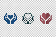 Hands Holding Heart Care Vector Icon, an Object Graphic by Artonix (Thumbnail 3 of 3)