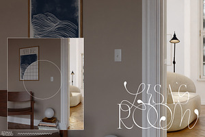 LISAS ROOM Interior & Frame Mockup