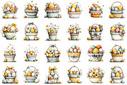 Funny Easter Basket Clipart, an Illustration by Sublimation Artist (Thumbnail 3 of 7)