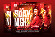 Birthday Night Party, a Flyer Template by MithilaCreation (Thumbnail 1 of 6)