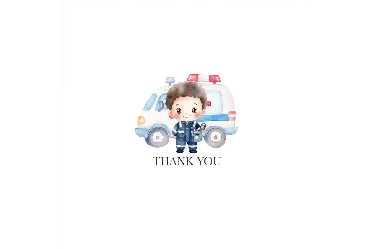 Hospital Watercolor, medical clipart, an Illustration by CharmClipart (Photo 9 of 9)
