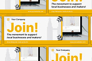 E-Commerce Twitter Header, a Print Template by Esensifiksi.studio (Thumbnail 2 of 3)