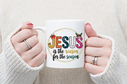 Christian Christmas Jesus is the Rea, an Illustration by designcity5 (Thumbnail 8 of 8)