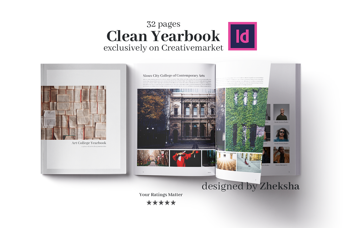 Clean Yearbook, a Brochure Template by zheksha (Photo 1 of 6)