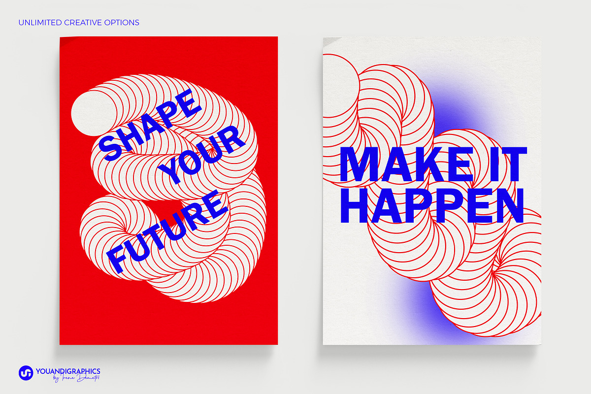 Abstract Shapes Vector Pack, a Graphic by Youandigraphics (Photo 5 of 11)