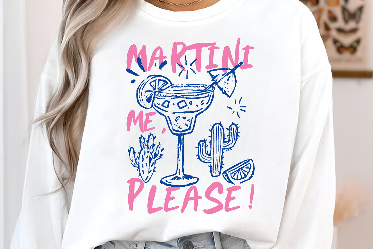 Martini Me, Please! – Funny Cocktail, an Illustration by Libby Wishes (Photo 2 of 3)