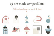 Boho Geometric & Abstract Shapes, a Graphic by Svetlana Avv (Thumbnail 3 of 6)