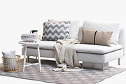 Two-seat sofa 3d model, a Furniture 3D Model by 3dmitruk (Thumbnail 7 of 11)