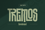 Tremos Font, a Sans Serif Font by Grontype (Thumbnail 1 of 8)