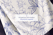 Blue&White. Chinoiserie inspired set, a Decorative Illustration by Liliia Polos Illustration (Thumbnail 11 of 13)