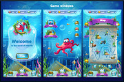 Atlantis Ruins Match 3 Mobile UI Kit, an UI Kit Template by Nearbirds (Thumbnail 3 of 7)