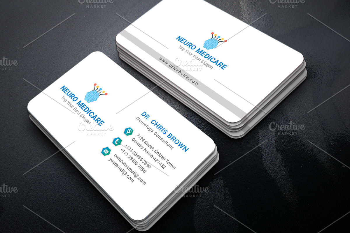 Madicare Business Card, a Business Card Template by graphicsunday (Photo 3 of 4)