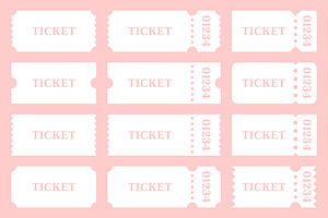 Tickets template, a Graphic by Volyk