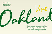 CS Soraya Drawn, a Script Font by Craft Supply Co. (Thumbnail 5 of 8)