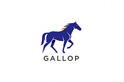 Gallop Horse Logo, a Branding & Logo Template by Logocreative (Thumbnail 1 of 2)
