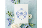Wedding Crest with Seahorses, an Object Graphic by Encre Studio (Thumbnail 5 of 5)