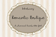 Romantic Boutique Whimsical Script, a Handwritten Font by Amalia Calligraphy (Thumbnail 1 of 7)
