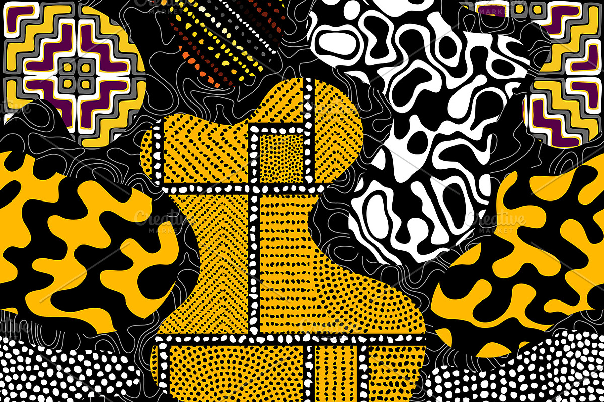10 vector seamless patterns, a Pattern Graphic by tkdesign (Photo 7 of 11)