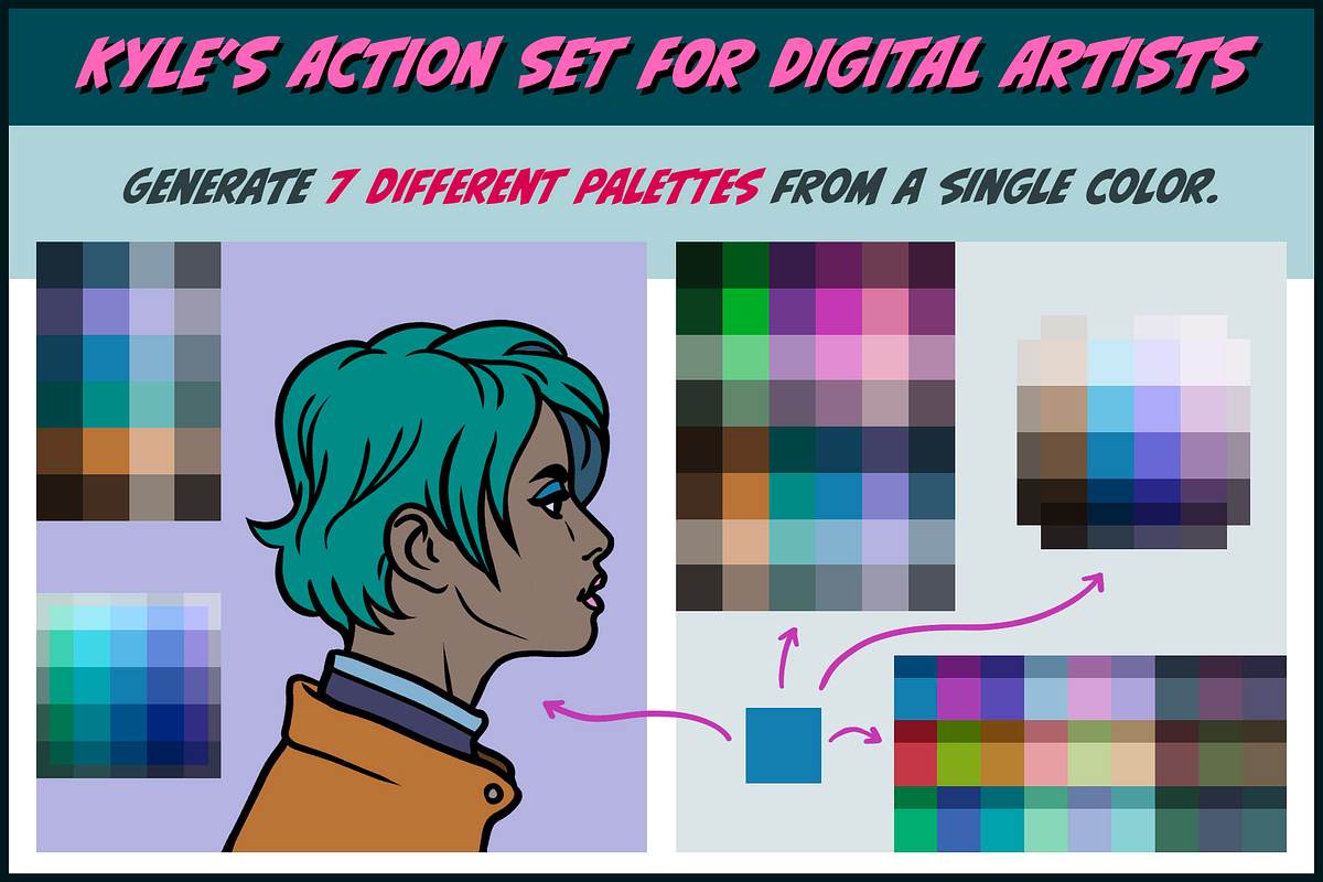 Kyle's Actions for Photoshop Artists, an Action Add-On by Kyle's Digital Art Tools (Photo 2 of 10)