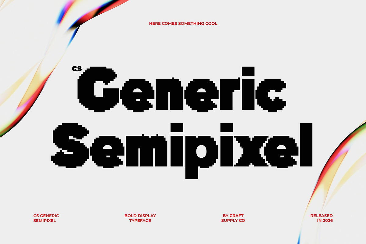 CS Generic Semipixel, a Sans Serif Font by Craft Supply Co. (Photo 1 of 8)