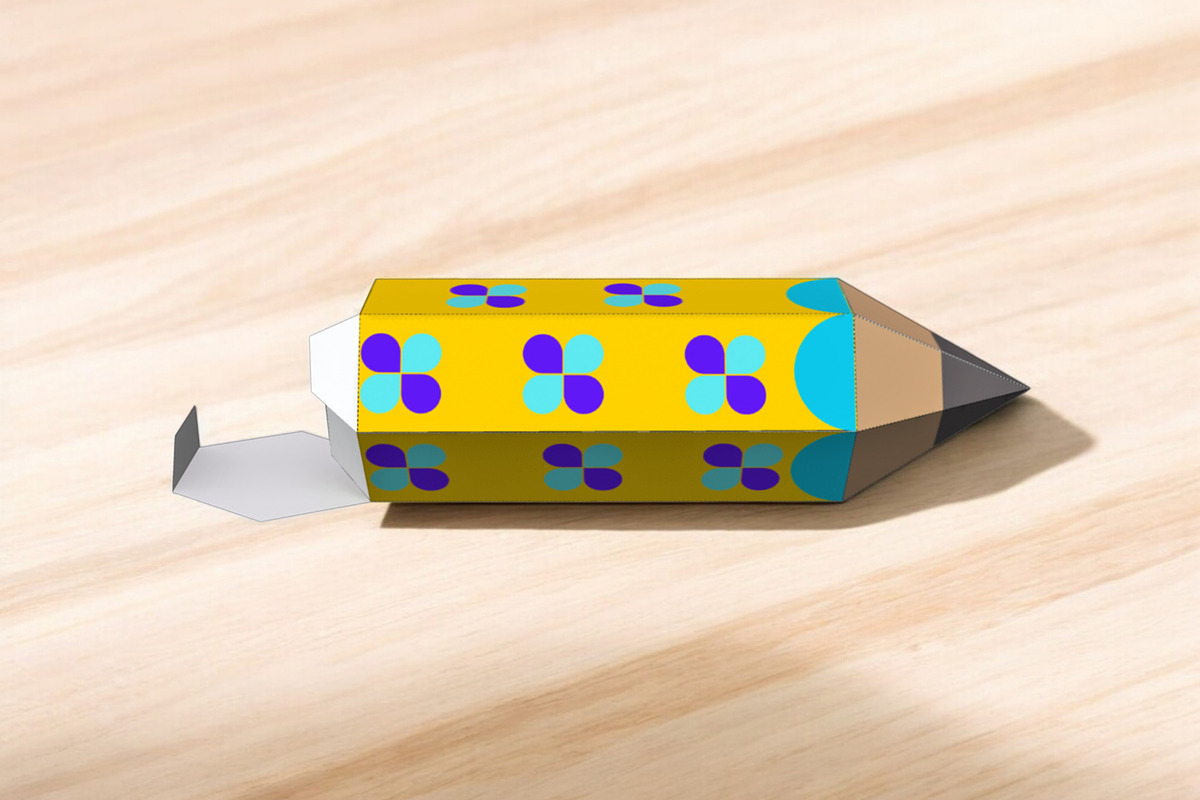 Pencil favor - 3d papercraft, a Print Template by PAPER amaze (Photo 3 of 5)