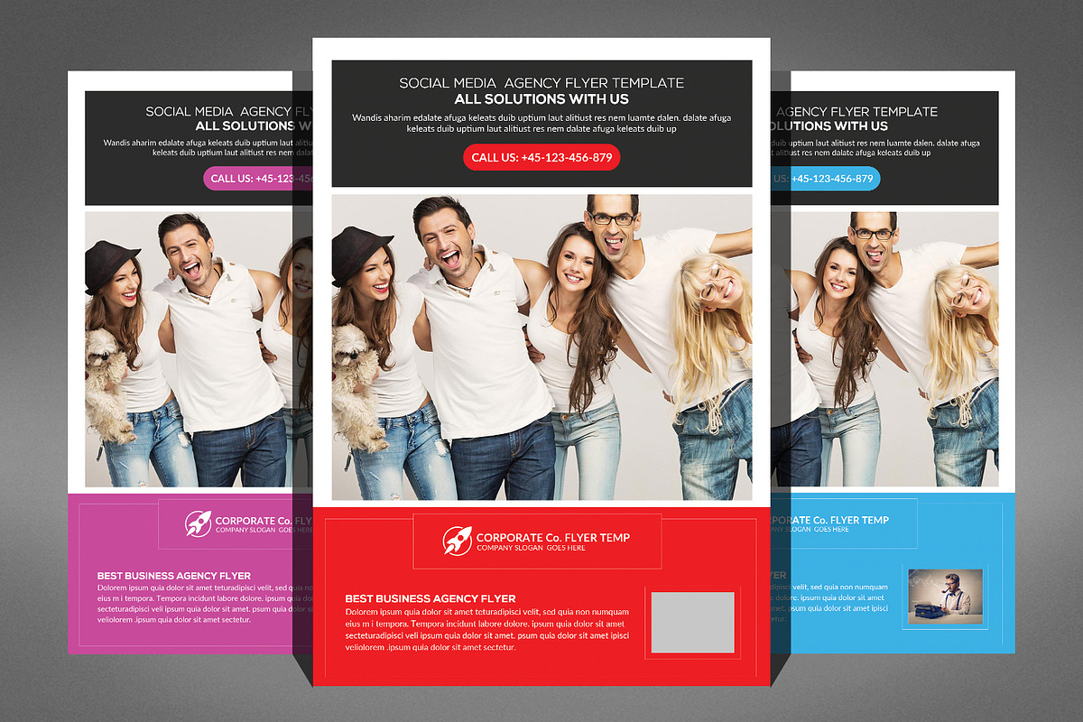 66 Corporates Flyers Bundle, a Flyer Template by Graphic Templates (Photo 27 of 67)
