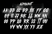 TRAXTOR Modern Metal Font, a Blackletter Font by dansdesign (Thumbnail 3 of 7)