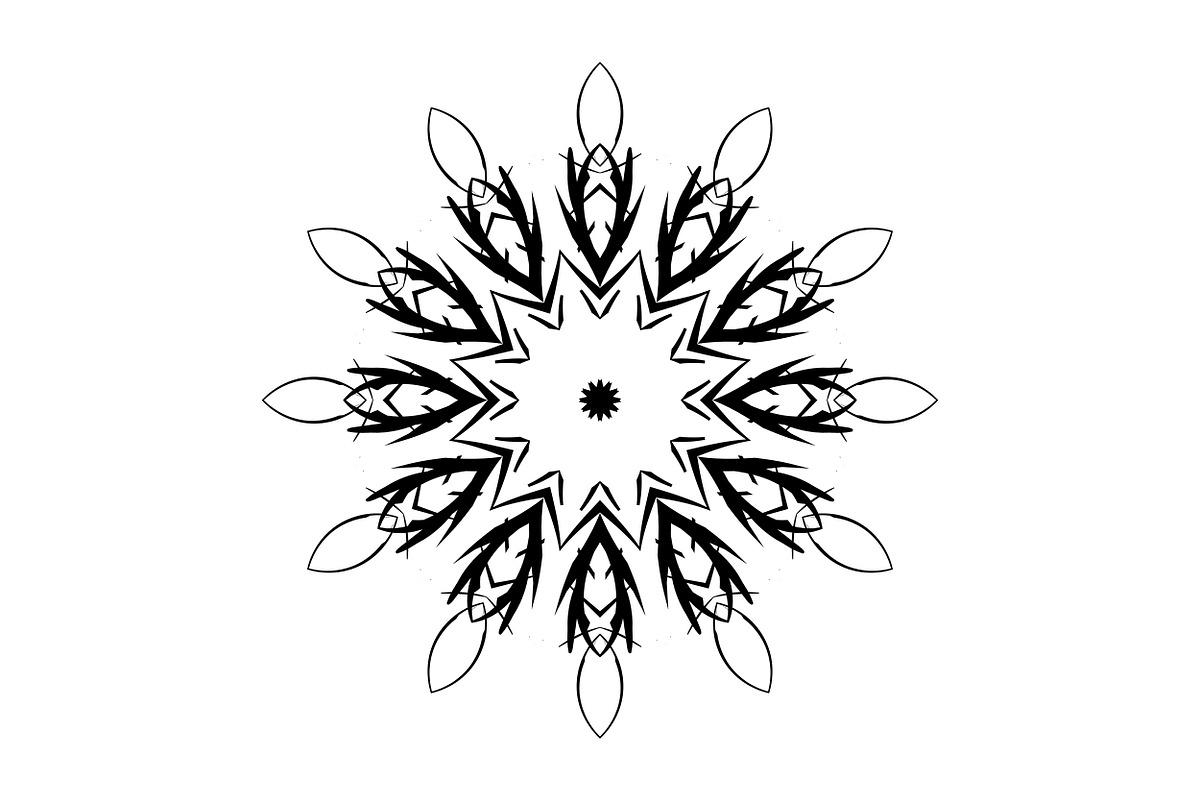 Artistic Mandala Vector Collection, a Decorative Illustration by NJ Himel (Photo 20 of 101)