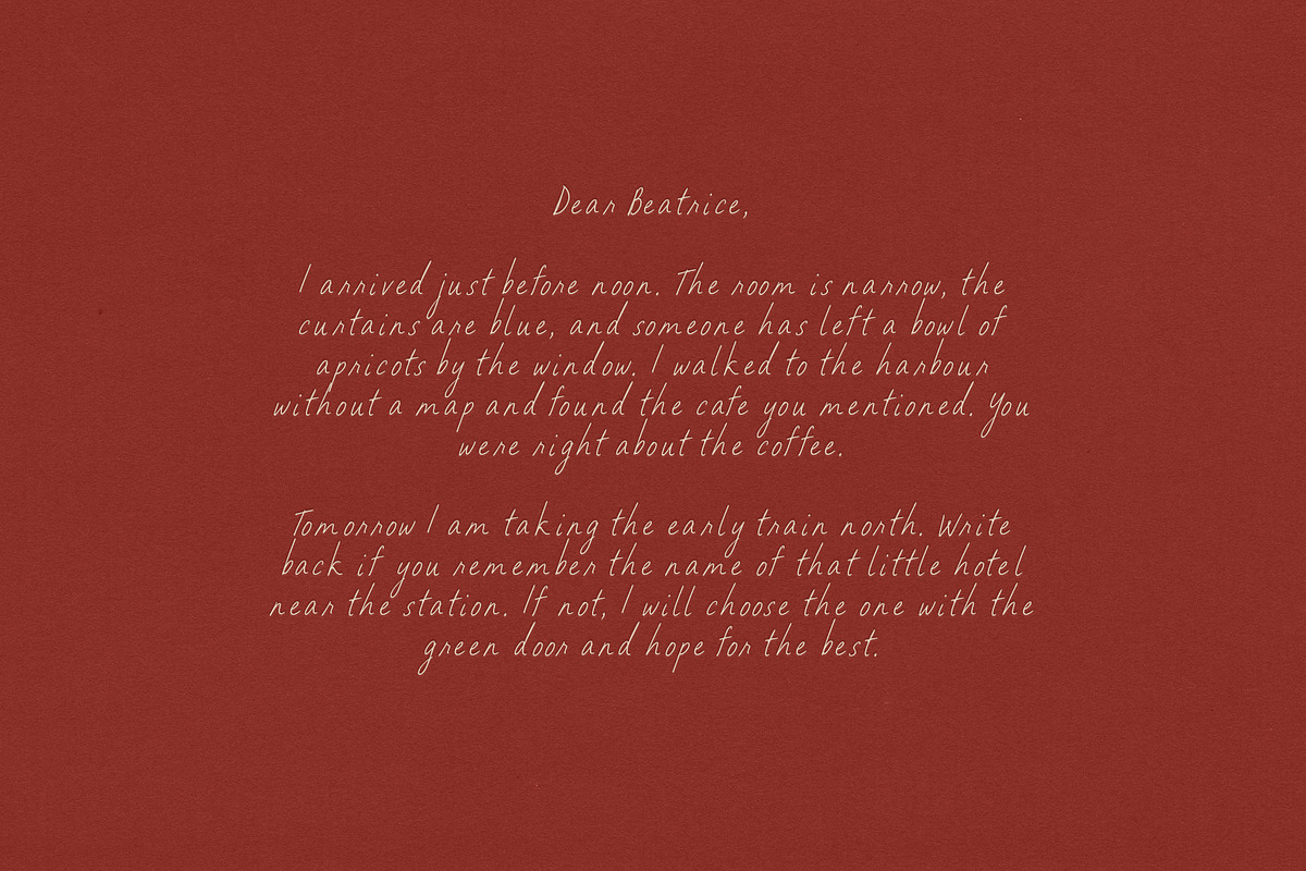 Birdcage Handwritten Font, a Handwritten Font by Mneme (Photo 6 of 8)