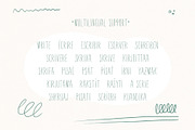 Sharp Pencil, a Handwritten Font by Jelena Sardi (Thumbnail 3 of 7)