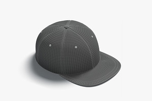 Shapback Cap 3D Model