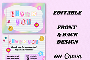 Y2K THANK YOU Card, a Card Template by PLANETSEL (Thumbnail 2 of 4)