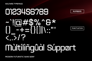 Soltare - Futuristic Tech Sans Font, a Sans Serif Font by RagamKata (Thumbnail 10 of 10)