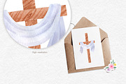 Easter christian cross clipart, an Object Graphic by CreativeByLu (Thumbnail 3 of 4)