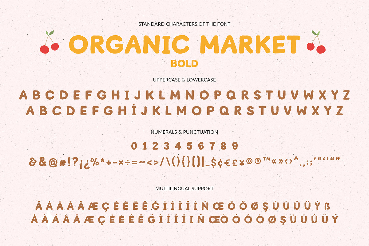 Organic Market Handmade Font, a Sans Serif Font by Kaya Fonts (Photo 4 of 25)