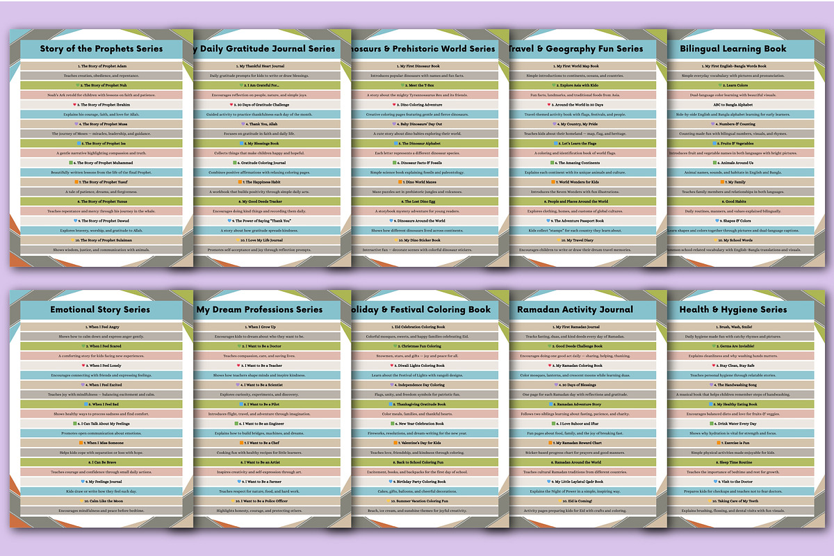 300 Kids World Niche Series Planner preview 3