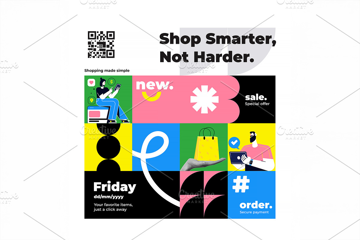 Modern Geometric Creative template, an Education Illustration by Creative Graphics (Photo 7 of 12)