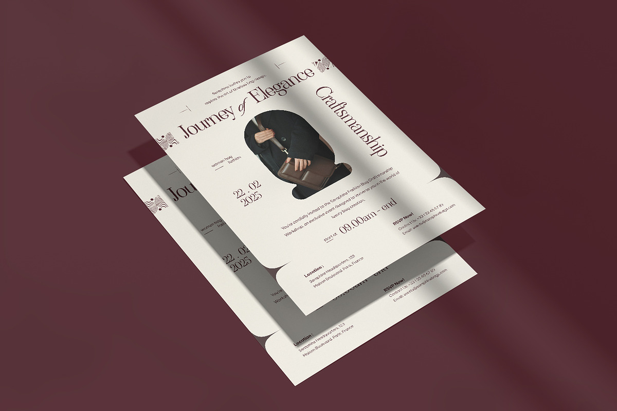 Journey Of Elegance Event Invitation, an Invitation Template by VUNIRA (Photo 2 of 3)
