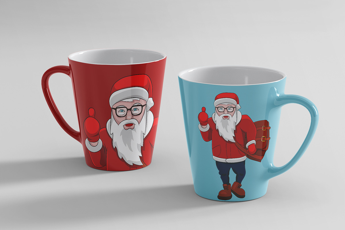Santa New Look Vector Illustration, a Decorative Illustration by Plaid4You (Photo 4 of 5)