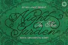 Alight Garden - Ornamental Script